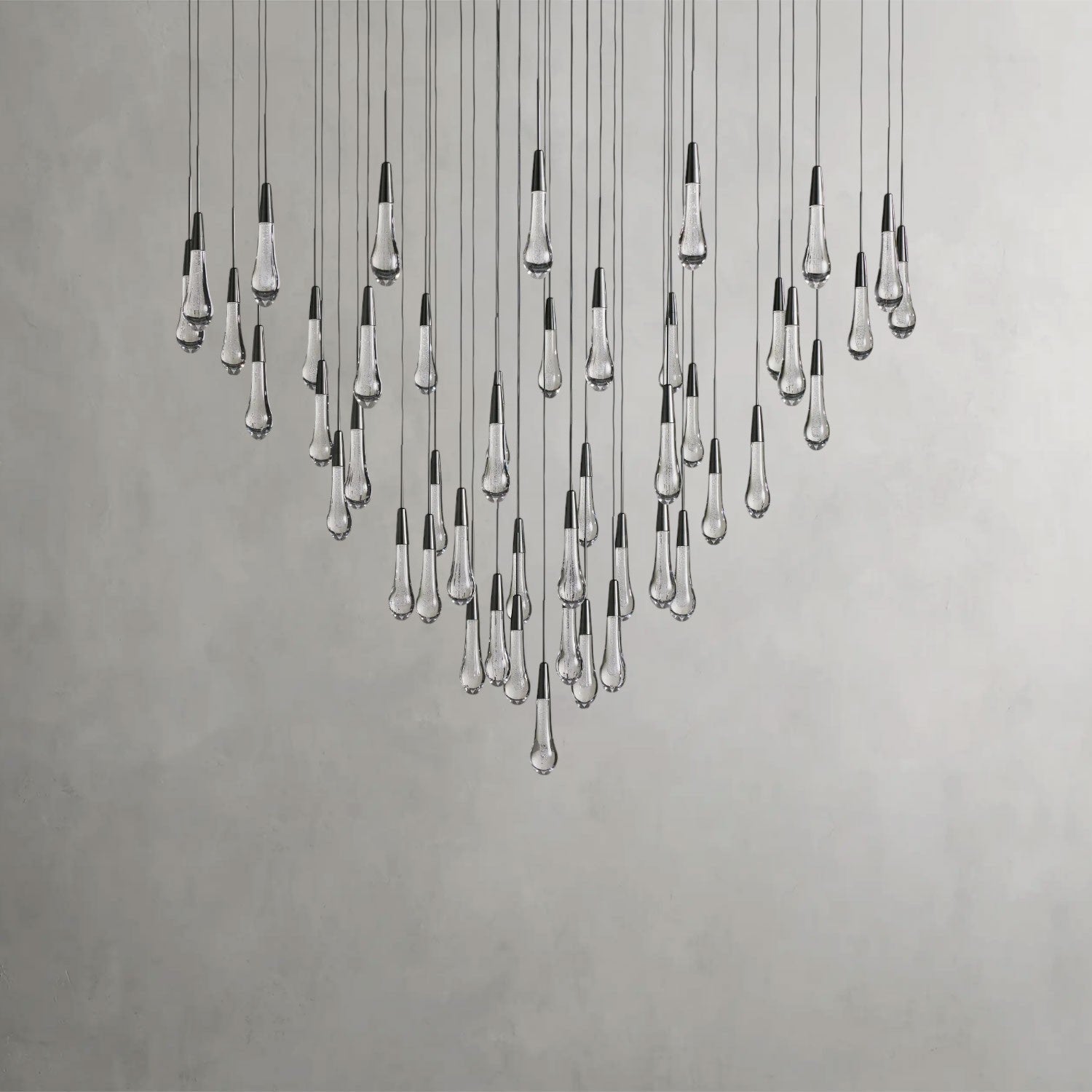 Soltaire Round Chandelier 17", 24", 36", 58"